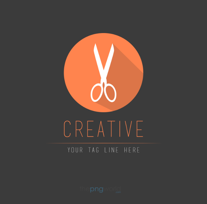 Scissor Banner wth Logo PSD scissor,kechi,barber,cut,design,flat,haircut,hair dresser,hair,shear,clip art,line art,psd,banner,logo,creative